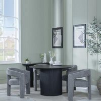 Click to view product details and reviews for Bern Fluted Black 4 Seater Round Dining Set 4 Kiefer Grey Boucle Fabric Dining Chair. Click to view product details and reviews for Bern Fluted Black 4 Seater Round Dining Set 4 Kiefer Grey Boucle Fabric Dining Chair.
