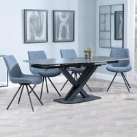 Click to view product details and reviews for Arctic Black Ceramic Swivel Top Extending Dining Set Boden Dark Grey Fabric Swivel Dining Chair. Click to view product details and reviews for Arctic Black Ceramic Swivel Top Extending Dining Set Boden Dark Grey Fabric Swivel Dining Chair.