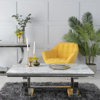 Click to view product details and reviews for Glacier Grey Marble And Chrome Coffee Table. Click to view product details and reviews for Glacier Grey Marble And Chrome Coffee Table.