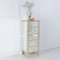 Click to view product details and reviews for Casablanca Mirrored Gold Trim 5 Drawer Narrow Chest. Click to view product details and reviews for Casablanca Mirrored Gold Trim 5 Drawer Narrow Chest.
