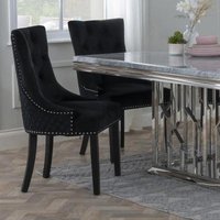 Click to view product details and reviews for Lion Knocker Back Black Velvet Fabric Dining Chair With Black Wooden Legs. Click to view product details and reviews for Lion Knocker Back Black Velvet Fabric Dining Chair With Black Wooden Legs.