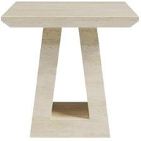 Click to view product details and reviews for Milan Travertine Beige Engineered Marble Square Side Table. Click to view product details and reviews for Milan Travertine Beige Engineered Marble Square Side Table.