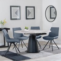 Click to view product details and reviews for Carrara Grey Ceramic 4 Seater Round Extending Dining Set 4 Boden Grey Fabric Swivel Dining Chair. Click to view product details and reviews for Carrara Grey Ceramic 4 Seater Round Extending Dining Set 4 Boden Grey Fabric Swivel Dining Chair.
