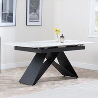 Click to view product details and reviews for Westin 6 8 Seater White Ceramic Extending Dining Table With Black Cross Base 140cm 180cm. Click to view product details and reviews for Westin 6 8 Seater White Ceramic Extending Dining Table With Black Cross Base 140cm 180cm.
