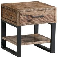 Click to view product details and reviews for Preston Industrial Style Rustic 1 Drawer Square Lamp Table. Click to view product details and reviews for Preston Industrial Style Rustic 1 Drawer Square Lamp Table.