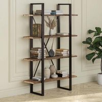 Click to view product details and reviews for Preston Industrial Style Rustic Open Shelving Unit. Click to view product details and reviews for Preston Industrial Style Rustic Open Shelving Unit.
