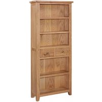 Click to view product details and reviews for Appleby Petite Oak Tall Bookcase 180cm Bookshelf With 2 Storage Drawers. Click to view product details and reviews for Appleby Petite Oak Tall Bookcase 180cm Bookshelf With 2 Storage Drawers.
