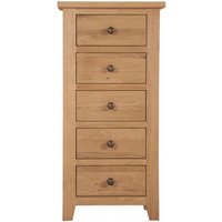Click to view product details and reviews for Appleby Petite Oak Narrow Chest 5 Drawers Tallboy. Click to view product details and reviews for Appleby Petite Oak Narrow Chest 5 Drawers Tallboy.