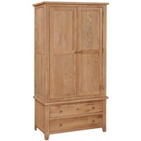 Click to view product details and reviews for Appleby Petite Oak Double Wardrobe 2 Doors With 2 Bottom Storage Drawers. Click to view product details and reviews for Appleby Petite Oak Double Wardrobe 2 Doors With 2 Bottom Storage Drawers.