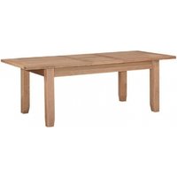 Product photograph of Appleby Oak Dining Table 180cm-230cm Seats 6 To 8 Diners Rectangular Extending Top from Choice Furniture Superstore