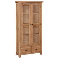 Click to view product details and reviews for Appleby Oak Glazed Display Cabinet 2 Glass Doors And 2 Bottom Storage Drawers. Click to view product details and reviews for Appleby Oak Glazed Display Cabinet 2 Glass Doors And 2 Bottom Storage Drawers.