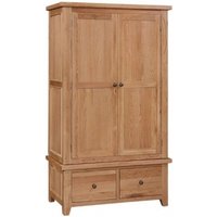 Click to view product details and reviews for Appleby Oak Double Wardrobe 2 Doors With 1 Bottom Storage Drawer. Click to view product details and reviews for Appleby Oak Double Wardrobe 2 Doors With 1 Bottom Storage Drawer.