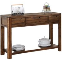 Click to view product details and reviews for Monterey Acacia Wood 3 Drawer Console Table. Click to view product details and reviews for Monterey Acacia Wood 3 Drawer Console Table.