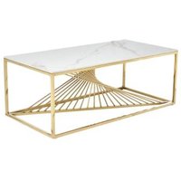 Click to view product details and reviews for Calabria White Sintered Stone And Gold Coffee Table. Click to view product details and reviews for Calabria White Sintered Stone And Gold Coffee Table.