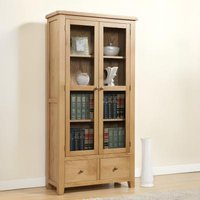Click to view product details and reviews for Dorset Oak 2 Door Display Cabinet. Click to view product details and reviews for Dorset Oak 2 Door Display Cabinet.