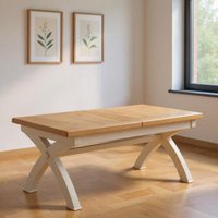 Click to view product details and reviews for Janelle Oak And Grey 6 10 Seater Extending Dining Table With Cross Legs 180cm 260cm. Click to view product details and reviews for Janelle Oak And Grey 6 10 Seater Extending Dining Table With Cross Legs 180cm 260cm.