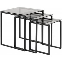 Click to view product details and reviews for Katrine Smoked Glass Nest Of 3 Tables. Click to view product details and reviews for Katrine Smoked Glass Nest Of 3 Tables.