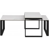 Click to view product details and reviews for Katrine White Ceramic Coffee Table Set Of 2. Click to view product details and reviews for Katrine White Ceramic Coffee Table Set Of 2.