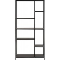 Click to view product details and reviews for Newville Black Open Wide Shelving Unit. Click to view product details and reviews for Newville Black Open Wide Shelving Unit.