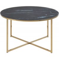 Click to view product details and reviews for Alisma Gold And Black Marble Effect 80cm Round Coffee Table. Click to view product details and reviews for Alisma Gold And Black Marble Effect 80cm Round Coffee Table.