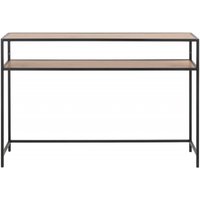 Click to view product details and reviews for Seaford Oak And Black 120cm Console Table. Click to view product details and reviews for Seaford Oak And Black 120cm Console Table.