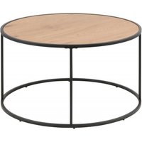 Click to view product details and reviews for Seaford Oak And Black 80cm Round Coffee Table. Click to view product details and reviews for Seaford Oak And Black 80cm Round Coffee Table.