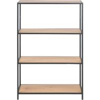 Click to view product details and reviews for Seaford Oak And Black Short Open Shelving Unit. Click to view product details and reviews for Seaford Oak And Black Short Open Shelving Unit.