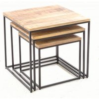 Click to view product details and reviews for Old Empire Mango Wood Square Nest Of 3 Tables. Click to view product details and reviews for Old Empire Mango Wood Square Nest Of 3 Tables.