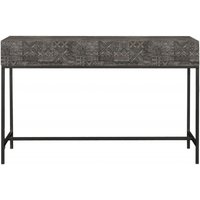 Click to view product details and reviews for Sahara Black Washed Carved Mango Wood 2 Drawer Large Console Table. Click to view product details and reviews for Sahara Black Washed Carved Mango Wood 2 Drawer Large Console Table.