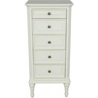 Click to view product details and reviews for Solana French Lime White 5 Drawer Chest. Click to view product details and reviews for Solana French Lime White 5 Drawer Chest.