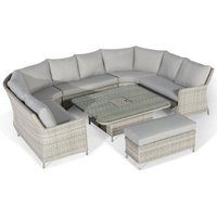 Click to view product details and reviews for Maze Oxford Royal Grey Rattan U Shape Rising Table Garden Sofa Set. Click to view product details and reviews for Maze Oxford Royal Grey Rattan U Shape Rising Table Garden Sofa Set.
