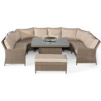 Click to view product details and reviews for Maze Winchester Natural Rattan Royal U Shape Gas Fire Pit Table Garden Sofa Set. Click to view product details and reviews for Maze Winchester Natural Rattan Royal U Shape Gas Fire Pit Table Garden Sofa Set.