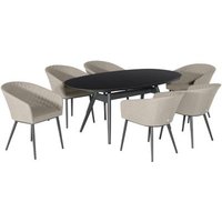 Click to view product details and reviews for Maze Ambition Oatmeal Aluminium 6 Seater Oval Garden Dining Set. Click to view product details and reviews for Maze Ambition Oatmeal Aluminium 6 Seater Oval Garden Dining Set.