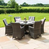 Click to view product details and reviews for Maze La Grey Rattan 6 Seater Round Ice Bucket Garden Dining Set. Click to view product details and reviews for Maze La Grey Rattan 6 Seater Round Ice Bucket Garden Dining Set.