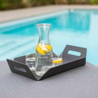 Click to view product details and reviews for Maze Black Aluminium Outdoor Tray. Click to view product details and reviews for Maze Black Aluminium Outdoor Tray.