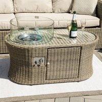 Click to view product details and reviews for Maze Winchester Natural Rattan Oval Fire Pit Garden Coffee Table. Click to view product details and reviews for Maze Winchester Natural Rattan Oval Fire Pit Garden Coffee Table.