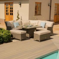 Click to view product details and reviews for Maze Winchester Natural Rattan Fire Pit Table Corner Garden Dining Sofa Set. Click to view product details and reviews for Maze Winchester Natural Rattan Fire Pit Table Corner Garden Dining Sofa Set.
