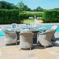 Click to view product details and reviews for Maze Oxford Heritage Grey Rattan 6 Seater Oval Fire Pit Garden Dining Set. Click to view product details and reviews for Maze Oxford Heritage Grey Rattan 6 Seater Oval Fire Pit Garden Dining Set.