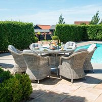 Click to view product details and reviews for Maze Oxford Heritage Grey Rattan 6 Seater Fire Pit Lazy Susan Round Garden Dining Set. Click to view product details and reviews for Maze Oxford Heritage Grey Rattan 6 Seater Fire Pit Lazy Susan Round Garden Dining Set.