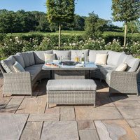 Click to view product details and reviews for Maze Oxford Royal Grey Rattan U Shape Gas Fire Pit Table Garden Sofa Set. Click to view product details and reviews for Maze Oxford Royal Grey Rattan U Shape Gas Fire Pit Table Garden Sofa Set.