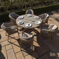 Click to view product details and reviews for Maze Martinique Light Brown 6 Seater Round Garden Dining Set. Click to view product details and reviews for Maze Martinique Light Brown 6 Seater Round Garden Dining Set.