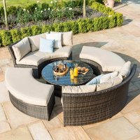 Click to view product details and reviews for Maze Chelsea Brown Rattan Lifestyle Glass Round Rising Table Garden Suite. Click to view product details and reviews for Maze Chelsea Brown Rattan Lifestyle Glass Round Rising Table Garden Suite.