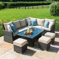 Click to view product details and reviews for Maze Kingston Brown Rattan Rising Table Corner Garden Dining Set Lh. Click to view product details and reviews for Maze Kingston Brown Rattan Rising Table Corner Garden Dining Set Lh.