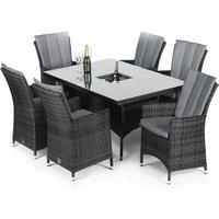Click to view product details and reviews for Maze La Grey Rattan 6 Seater Ice Bucket Garden Dining Set. Click to view product details and reviews for Maze La Grey Rattan 6 Seater Ice Bucket Garden Dining Set.