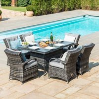 Click to view product details and reviews for Maze Texas Grey Rattan 6 Seater Ice Bucket Garden Dining Set. Click to view product details and reviews for Maze Texas Grey Rattan 6 Seater Ice Bucket Garden Dining Set.