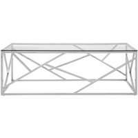Click to view product details and reviews for Allure Glass Coffee Table With Chrome Geometric Base. Click to view product details and reviews for Allure Glass Coffee Table With Chrome Geometric Base.