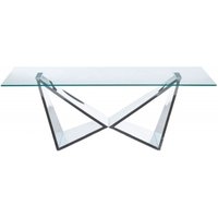 Click to view product details and reviews for Allure Glass Coffee Table With Chrome Wing Base. Click to view product details and reviews for Allure Glass Coffee Table With Chrome Wing Base.