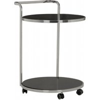 Click to view product details and reviews for Ackley Black Glass And Chrome Drinks Trolley. Click to view product details and reviews for Ackley Black Glass And Chrome Drinks Trolley.