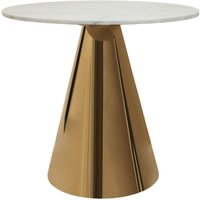 Click to view product details and reviews for Azalea White Marble 2 Seater Round Dining Table With Gold Cone Base. Click to view product details and reviews for Azalea White Marble 2 Seater Round Dining Table With Gold Cone Base.