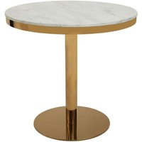 Click to view product details and reviews for Azalea White Marble 2 Seater Round Dining Table With Gold Base. Click to view product details and reviews for Azalea White Marble 2 Seater Round Dining Table With Gold Base.